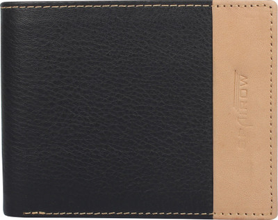 

SPAIROW Men Casual Black, Beige Genuine Leather Wallet(13 Card Slots), Black:tan