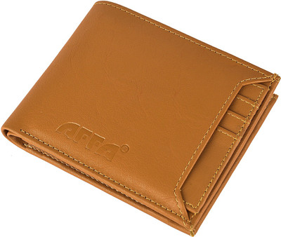 

AFFA Men Casual Tan Artificial Leather Wallet(6 Card Slots)