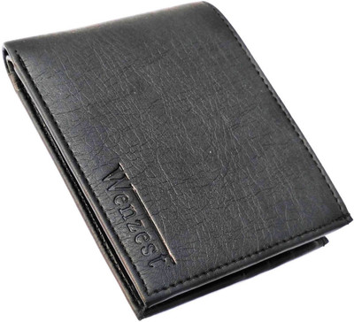 

Wenzest Boys Black Artificial Leather Wallet(10 Card Slots)