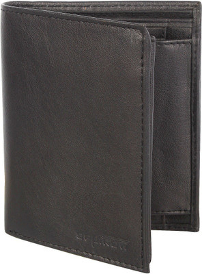 

Spairow Men Formal Black Genuine Leather Wallet(8 Card Slots)