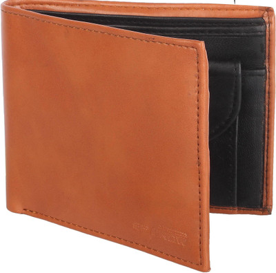 

Spairow Men Tan Genuine Leather Wallet(4 Card Slots)
