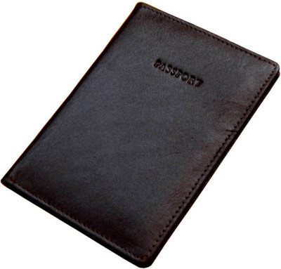 

ABYS Men Black Genuine Leather Document Holder(2 Card Slots)