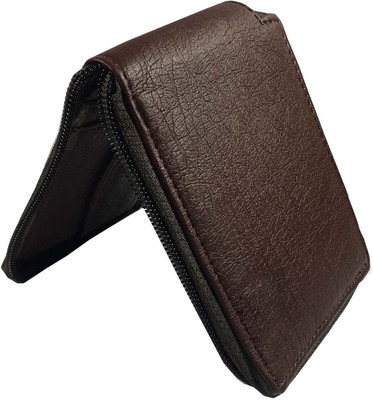 

rozvolt Men Formal Brown Artificial Leather Wallet(3 Card Slots), Multi