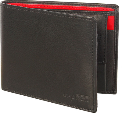 

Spairow Men Black, Red Genuine Leather Wallet(6 Card Slots)