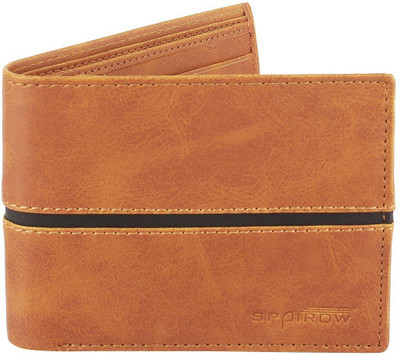 

Spairow Men Casual Tan Genuine Leather Wallet(9 Card Slots)