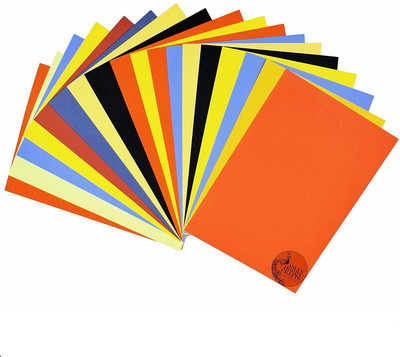 

AsianHobbyCrafts Multicolor 80 GSM A4 Sheets, Pack of 100