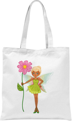 

Rawbags Rawbags'Angel'-White tote bag (Nursery/Play School) Multipurpose Bag(White, 5 L)