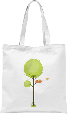 

Rawbags Rawbags'Tree'-White tote bag Multipurpose Bag(White, 5 L)