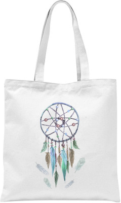 

Rawbags Rawbags'Feather'-White tote bag (Nursery/Play School) Multipurpose Bag(White, 5 L)