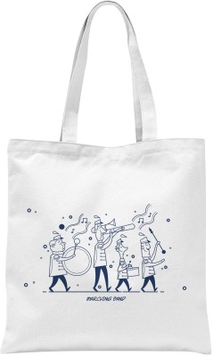 

Rawbags Rawbags'Band Music'-White tote bag Multipurpose Bag(White, 5 L)