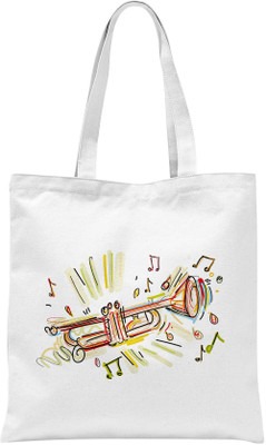 

Rawbags Rawbags'Trumpet'-White tote bag Multipurpose Bag(White, 5 L)