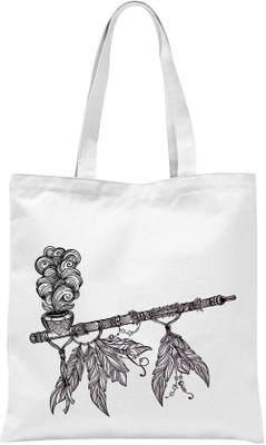 

Rawbags Rawbags'Flute'-White tote bag (Nursery/Play School) Multipurpose Bag(White, 5 L)