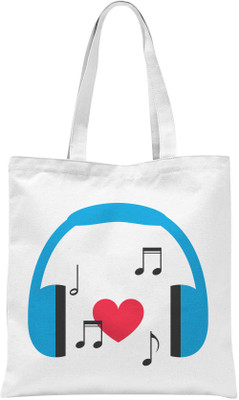 

Rawbags Rawbags'Music'-White tote bag Multipurpose Bag(White, 5 L)