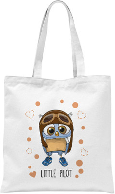 

Rawbags Rawbags'Little Pilot'-White tote bag Multipurpose Bag(White, 5 L)
