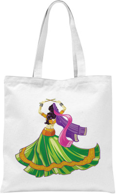 

Rawbags Rawbags'Dhandiya'-White tote bag Multipurpose Bag(White, 5 L)