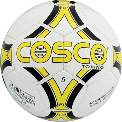 

Cosco Torino Football - Size: (Pack of 1, White, Yellow