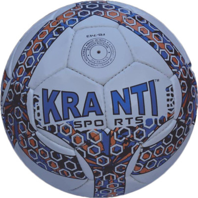 

Kranti SPARK Football - Size: (Pack of 1, White, Blue, White 07