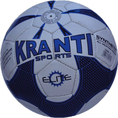 

Kranti ELITE Football - Size: (Pack of 1, White, Blue, White 10