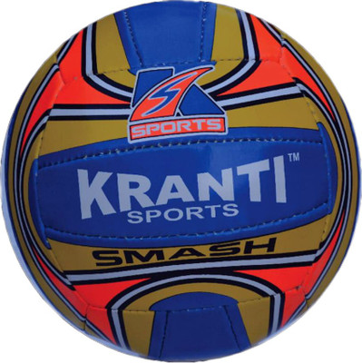 

Kranti SMASH Volleyball - Size: (Pack of 1, Multicolor, Multicolor 02