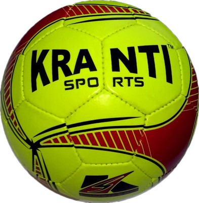 

Kranti CLASSIC POWER Football - Size: (Pack of 1, Yellow, Red