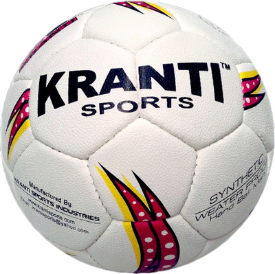 

Kranti HAND BALL Football - Size: (Pack of 1, White, Pink, White 03