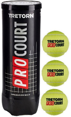 

Cosco Tretorn PRO COURT Tennis Ball(Pack of 1, Green)