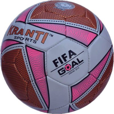 

Kranti FIFA GOAL Football - Size: (Pack of 1, White, White 09