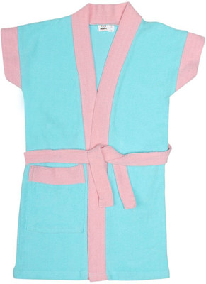 

Pebbles Blue Large Bath Robe(1 Bath robe, For: Baby Boys & Baby Girls, Blue