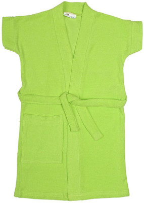 

Pebbles Green Medium Bath Robe(1 Bath robe, For: Baby Boys & Baby Girls, Green