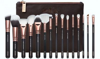 

Glam 21 16pcs Golden brown brush set(Pack of 16)