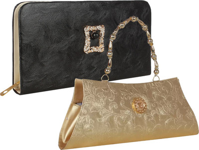 

Element Cart Casual, Formal, Party Multicolor Clutch