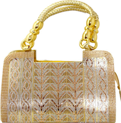 

Chouhan Stylish Party Gold Clutch