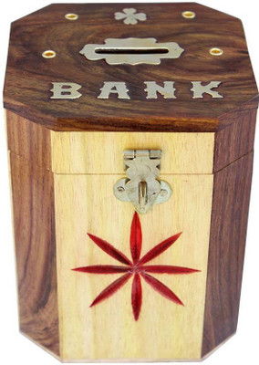 

wood world ih wwih496 Coin Bank(Brown)