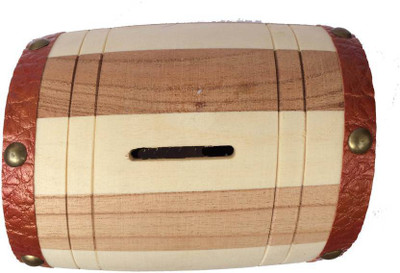 

wood world ih wwih508 Coin Bank(Brown)
