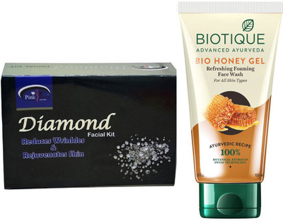

Pink Root DIAMOND KIT 83G WITH BIOTIQUE HONEY FACEWASH(Set of 2)