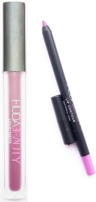 

Huda Beauty Material Girl Long Lasting Comfortable Matte Liquid Lipstick 5ml With Lip Contour(Set of 1)