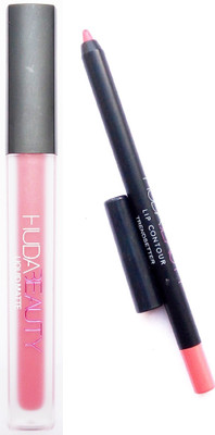 

Huda Beauty Trendsetter Long Lasting Comfortable Matte Liquid Lipstick 5ml With Lip Contour(Set of 1)