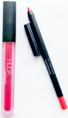 

Huda Beauty Heartbreaker Long Lasting Comfortable Matte Liquid Lipstick 5ml With Lip Contour(Set of 1)