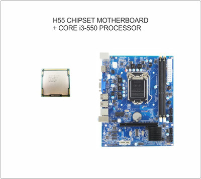 

Zebronics DCCOMC2D Combo Motherboard(GREY SILVER, NEAVY BLUE)