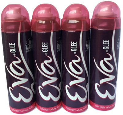

EVA GLEE PACK OF 4 Body Spray - For Women(500 ml, Pack of 4)