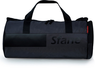 

sfane Trendy Men & Women Black Sports Duffel Gym Bag(Black, Grey)