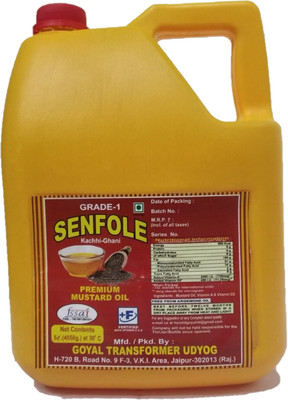 

senfole PREMIUM MUSTARD OIL Mustard Oil Jar(5000 ml)