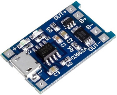 

CentIoT TP4056 1.2A lithium Battery Charging Module - Micro USB - with Protection - Power Supply Electronic Hobby Kit