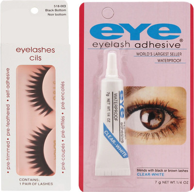 

Ear Lobe & Accessories False Eye LashesNo-3 With Eey Glue(Pack of 1)