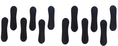 

Fashionable 6 PAIR OF BLACK Tic Tac Clip(Multicolor)
