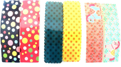 

Fashionable RECTANGULAR MULTI-COLOR PRINTED Tic Tac Clip(Multicolor)
