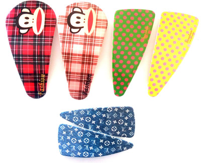

Fashionable MULTI-COLOR PRINTED BIG Tic Tac Clip(Multicolor)