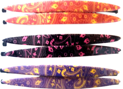 

Fashionable BEAUTIFUL MULTI-COLOR PRINTED Hair Clip(Multicolor)