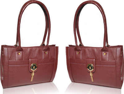 

AZED Collections Shoulder Bag(Brown, Brown)