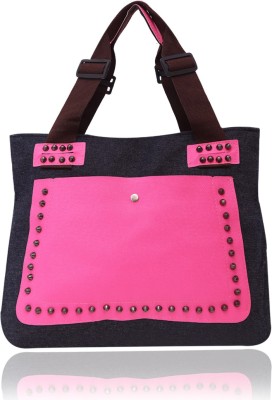 

quickk Shoulder Bag(Pink, Grey), Grey;pink